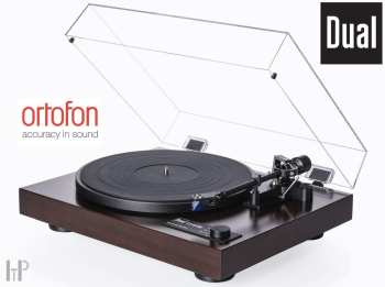 Audiotechnika DUAL CS 618Q High End Diófa + Ortofon