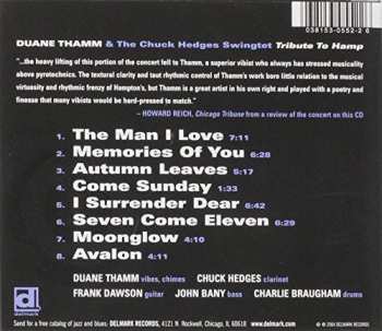 CD The Chuck Hedges Swingtet: Tribute To Hamp