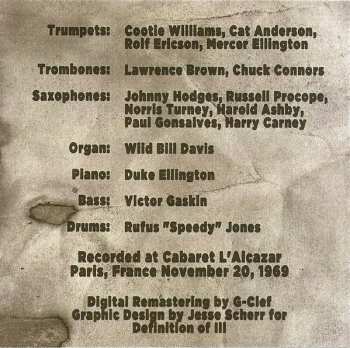 CD Duke Ellington: Live At Cabaret L'Alcazar