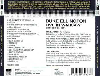 CD Duke Ellington: Live In Warsaw October 30, 1971