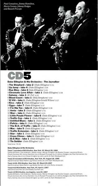 7CD/DVD/Dobozkészlet Duke Ellington: The Duke Box 2