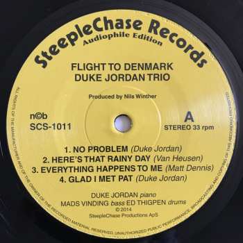LP Duke Jordan: Flight To Denmark