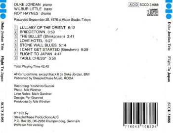 CD Duke Jordan Trio: Flight To Japan