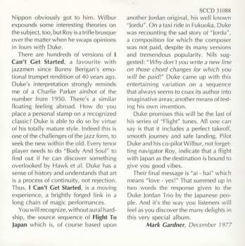 CD Duke Jordan Trio: Flight To Japan