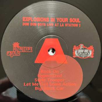 2LP/SP Dum Dum Boys: Explosions In Your Soul - Dum Dum Boys Live At La Station !