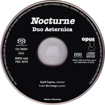 SACD Duo Aeternica: Nocturne