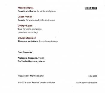 CD César Franck: Ravel / Franck / Ligeti / Messiaen
