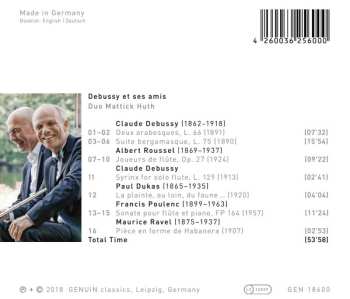 CD Duo Mattick Huth: Debussy Et Ses Amis