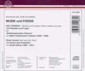 CD Mario Castelnuovo Tedesco: Musik Und Poesie