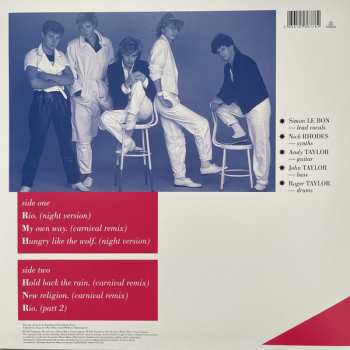 LP Duran Duran: Rio Carnival LTD | CLR