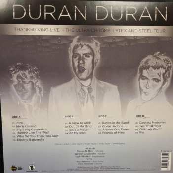 2LP Duran Duran: Thanksgiving Live - The Ultra Chrome, Latex And Steel Tour LTD | CLR