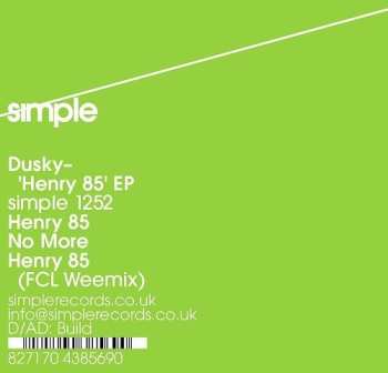 Album Dusky: Henry 85 EP