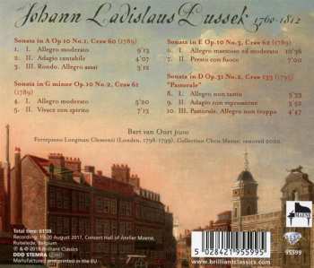 CD Jan Ladislav Dusík: Complete Sonatas Volume 1 - Op. 10 & Op. 31 No. 2