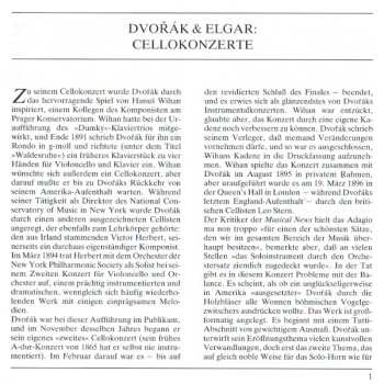 CD Antonín Dvořák: Cellokonzerte