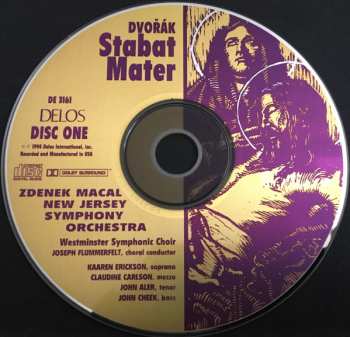 2CD Antonín Dvořák: Dvořák: Stabat Mater / Biblical Songs