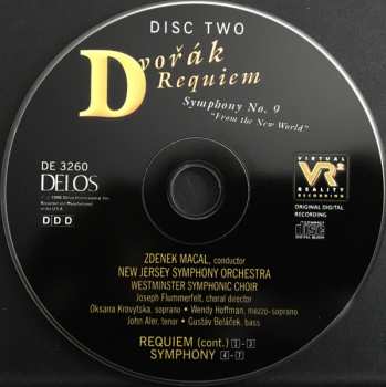 2CD Antonín Dvořák: Requiem / Symphony No. 9 "From The New World"
