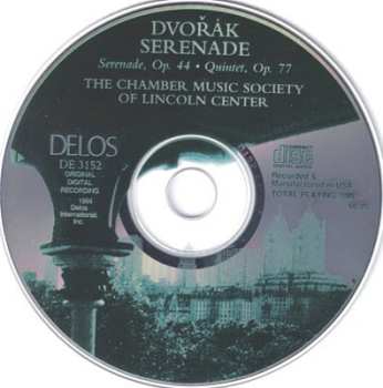 CD Antonín Dvořák: Dvořák Serenade