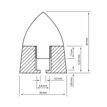 Audiotechnika Dynavox - Absorber A4 Stříbrná