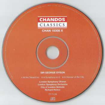CD The London Symphony Orchestra: Symphony In G · At The Tabard Inn · In Honour Of The City