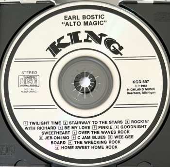 CD Earl Bostic: Alto Magic In Hi-Fi A Dance Party With Bostic