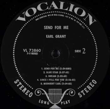 LP Earl Grant: Send For Me