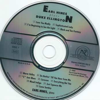 2CD Earl Hines: Earl Hines Plays Duke Ellington