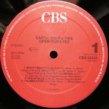 LP Earth, Wind & Fire: Open Our Eyes