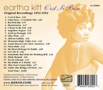 CD Eartha Kitt: C'est Si Bon