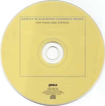 CD Easley Blackwood: Chamber Music For Piano And Strings