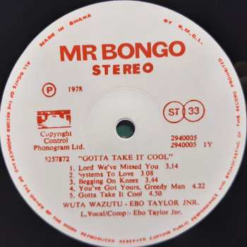 LP Ebo Taylor Jr.: Gotta Take It Cool