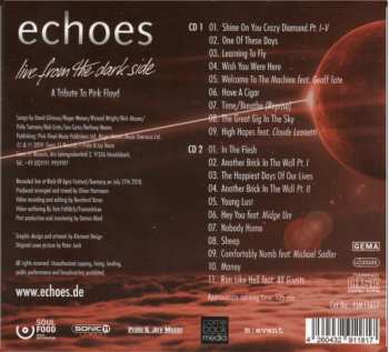 2CD Echoes: Live From The Dark Side 