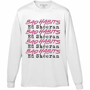 Merch Ed Sheeran: Póló Bad Habits Stack 