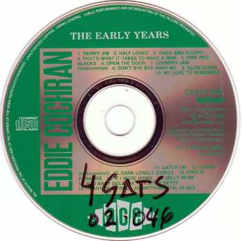 CD Eddie Cochran: The Early Years
