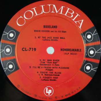 LP Eddie Condon And His All-Stars: Bixieland
