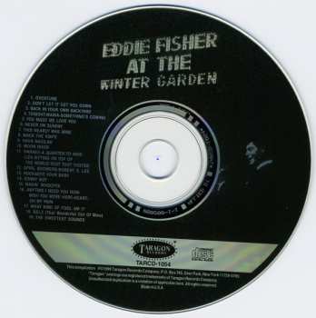 CD Eddie Fisher: Eddie Fisher At The Winter Garden