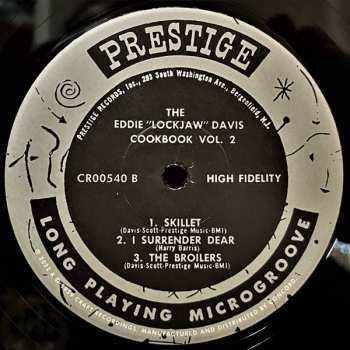 4LP/Dobozkészlet Eddie "Lockjaw" Davis: Cookin' With Jaws And The Queen: The Legendary Prestige Cookbook Albums LTD