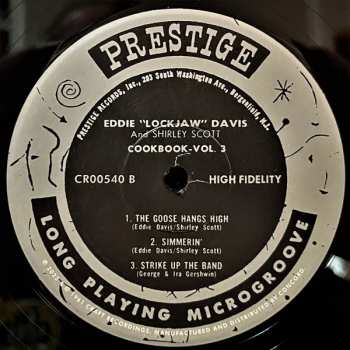 4LP/Dobozkészlet Eddie "Lockjaw" Davis: Cookin' With Jaws And The Queen: The Legendary Prestige Cookbook Albums LTD