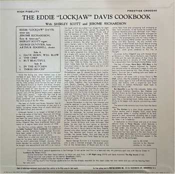 4LP/Dobozkészlet Eddie "Lockjaw" Davis: Cookin' With Jaws And The Queen: The Legendary Prestige Cookbook Albums LTD