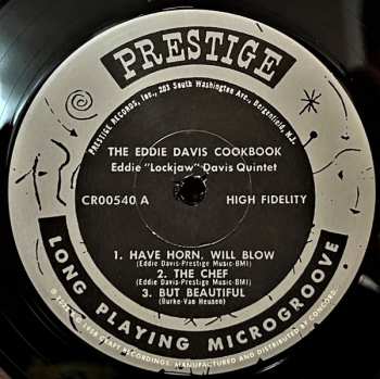 4LP/Dobozkészlet Eddie "Lockjaw" Davis: Cookin' With Jaws And The Queen: The Legendary Prestige Cookbook Albums LTD