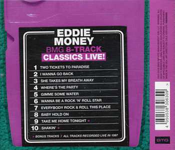 CD Eddie Money: BMG 8-Track Classics Live!