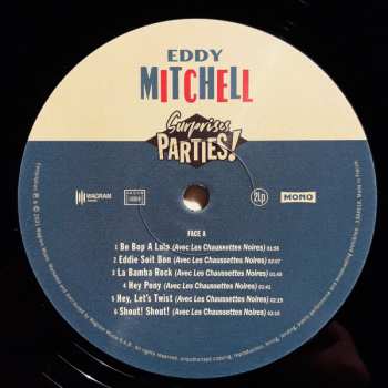 2LP Eddy Mitchell: Ses Plus Belles Chansons Et Leur Version Américaine