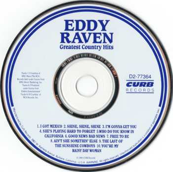 CD Eddy Raven: Greatest Country Hits