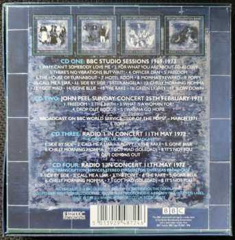 4CD/Dobozkészlet The Edgar Broughton Band: Gone Blue - The BBC Sessions