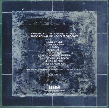 4CD/Dobozkészlet The Edgar Broughton Band: Gone Blue - The BBC Sessions