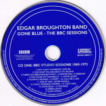 4CD/Dobozkészlet The Edgar Broughton Band: Gone Blue - The BBC Sessions