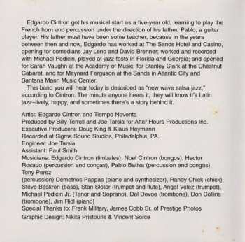 CD Edgardo Cintron And The Tiempo Noventa Orchestra: Musica Caliente
