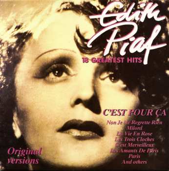 LP Edith Piaf: C'est Pour Ça - 18 Greatest Hits