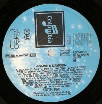 3LP/Dobozkészlet Edith Piaf: Hymne À L'Amour