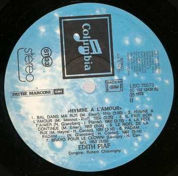 3LP/Dobozkészlet Edith Piaf: Hymne À L'Amour
