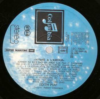 3LP/Dobozkészlet Edith Piaf: Hymne À L'Amour